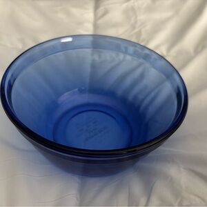 Vintage Anchor Hocking Blue Glass Bowl